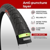 2x Fincci Fietsbanden 26" Antilek (MTB/Hybride) - 29% Korting!