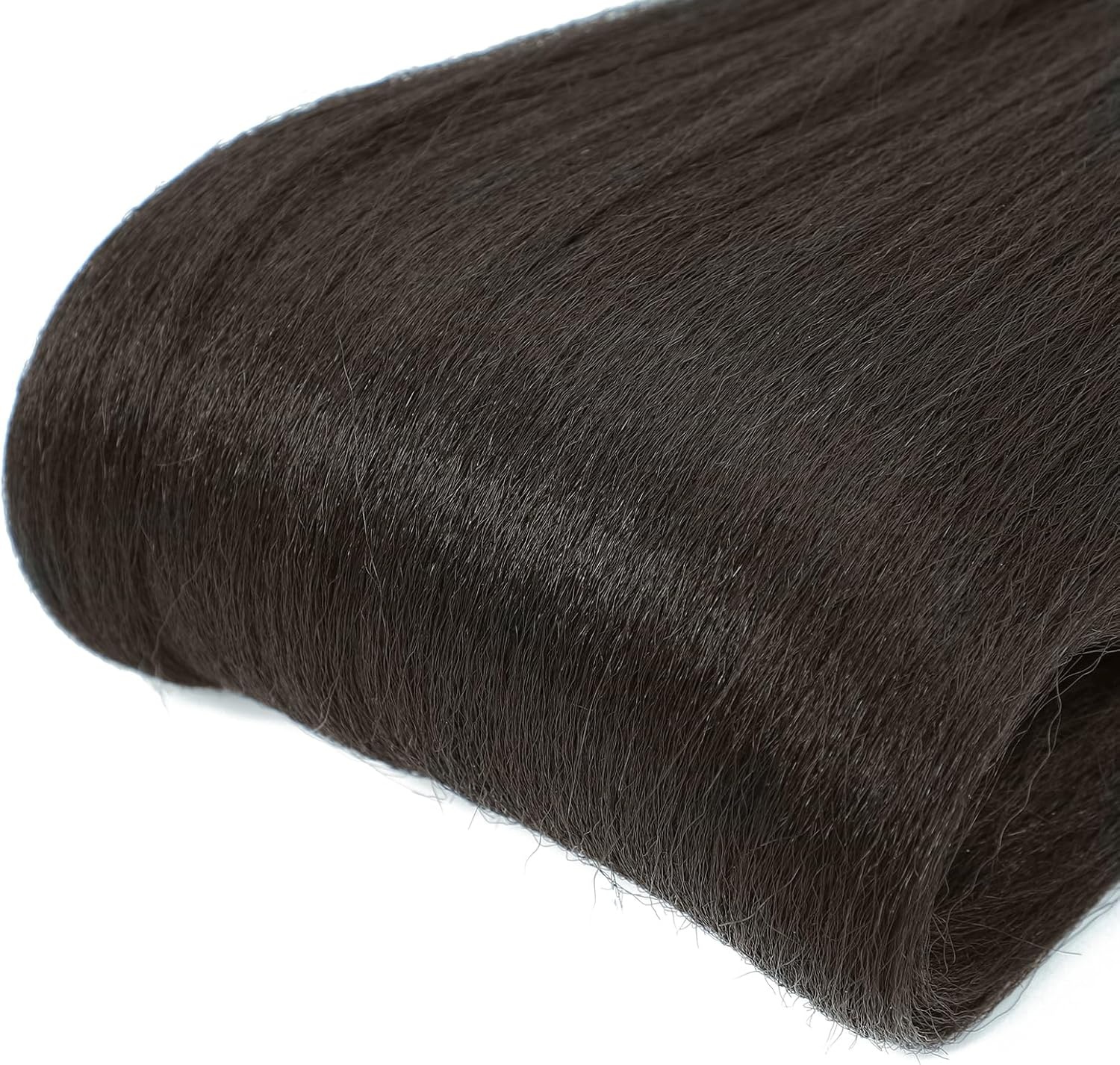 Voorgerekt Vlechthaar Kanekalon 76 cm Chocoladebruin 6 Pakken 74% Korting