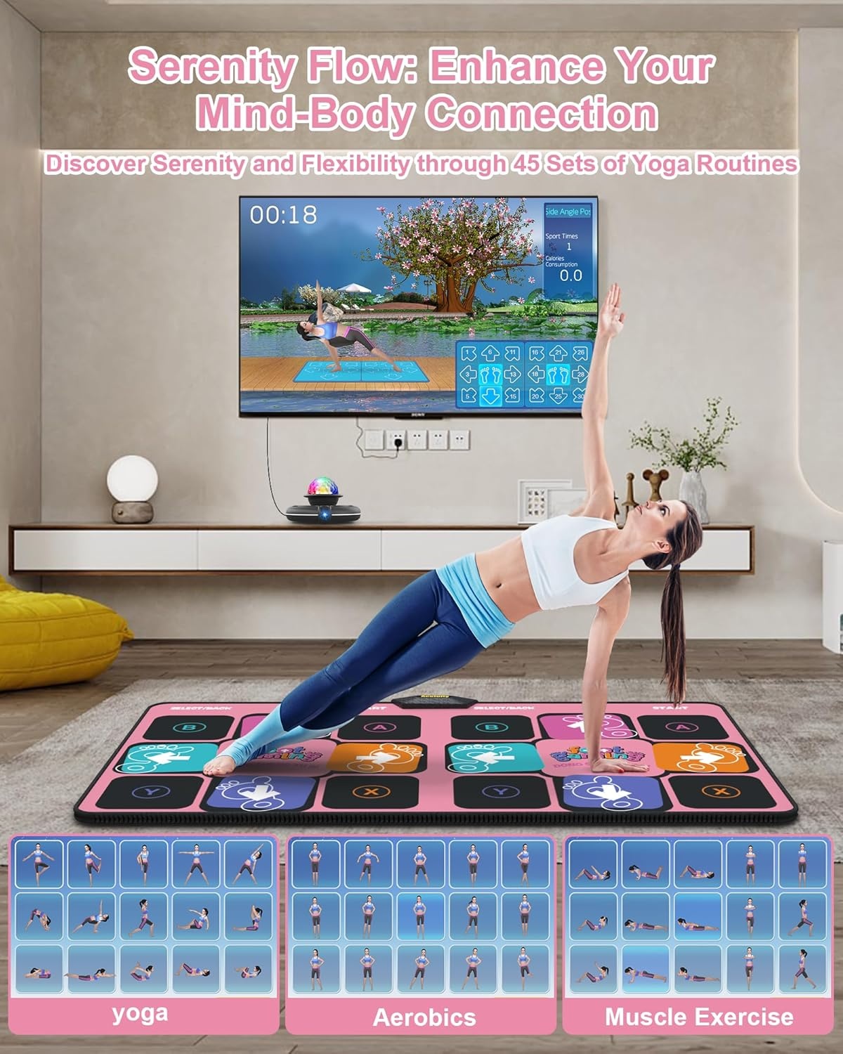 Dansmat Fitnessmat met TV & HD Camera - 35% Korting!