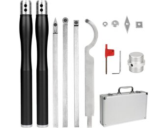 4-delige Houtdraaibeitel Set met Verwisselbare Carbide Bladen | 35% Korting