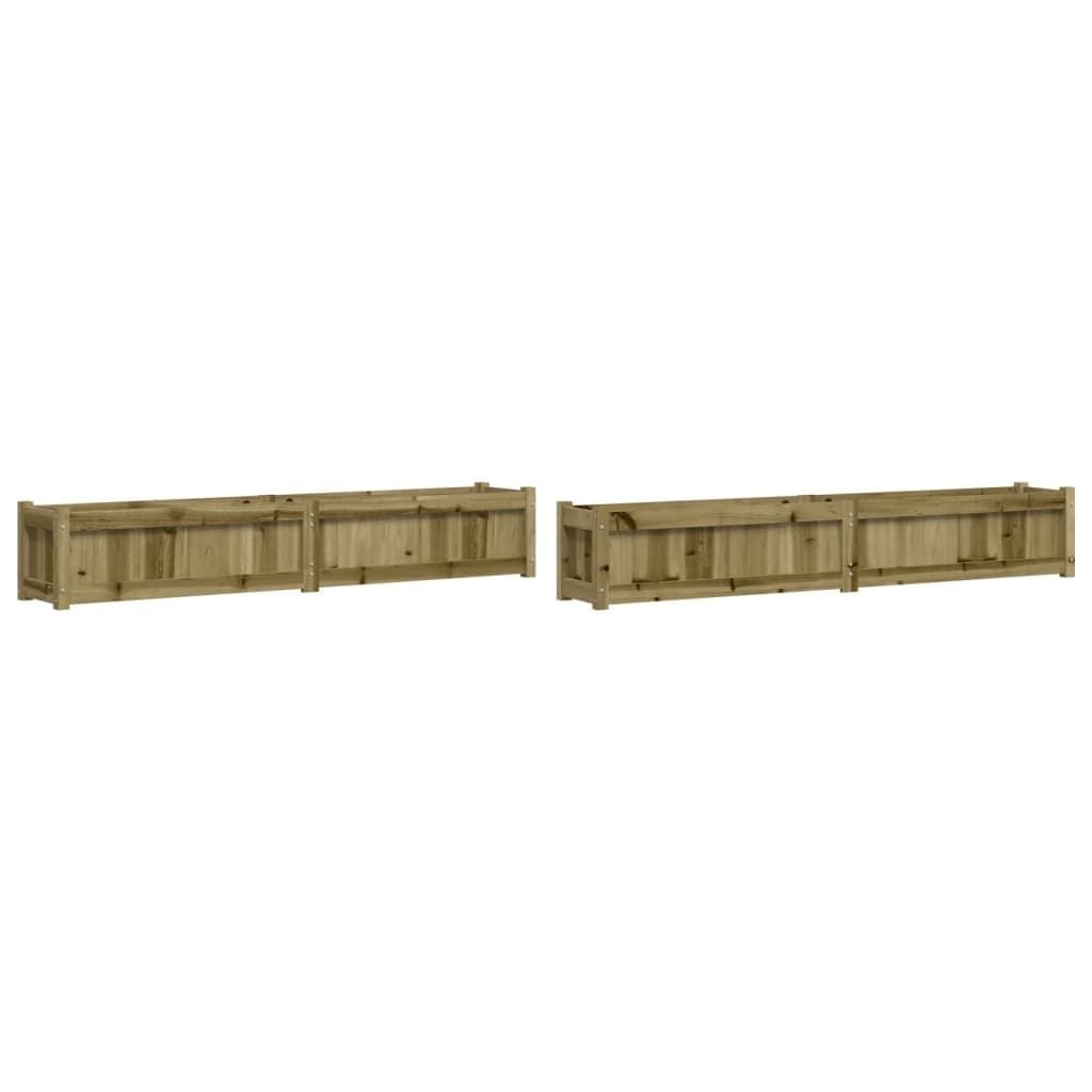 VidaXL Houten Plantenbakken (2 stuks) - 35% Korting