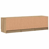 Tv-meubel 140x35x40 cm bewerkt hout - Artisanaal Eiken - 35% Korting!