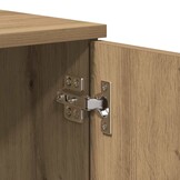 Tv-meubel 140x35x40 cm bewerkt hout - Artisanaal Eiken - 35% Korting!
