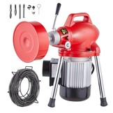 Krachtige Rioolontstopper 250W | 20m & 4.6m Kabels | 59% Korting