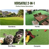 Kunstgras Grastapijt 153x305 cm, 35mm poolhoogte - 35% Korting!