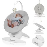 Elektrische Babywipstoel 54% Korting | 360° Zitting | Grijs