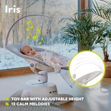Elektrische Babywipstoel 54% Korting | 360° Zitting | Grijs