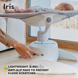 Elektrische Babywipstoel 54% Korting | 360° Zitting | Grijs