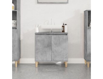 Wastafelkast Betongrijs 58x33x60 cm (53% Korting)