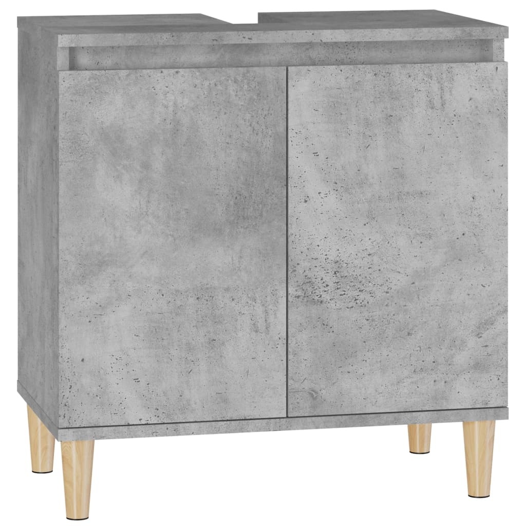 Wastafelkast Betongrijs 58x33x60 cm (53% Korting)