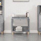 Wastafelkast Betongrijs 58x33x60 cm (53% Korting)
