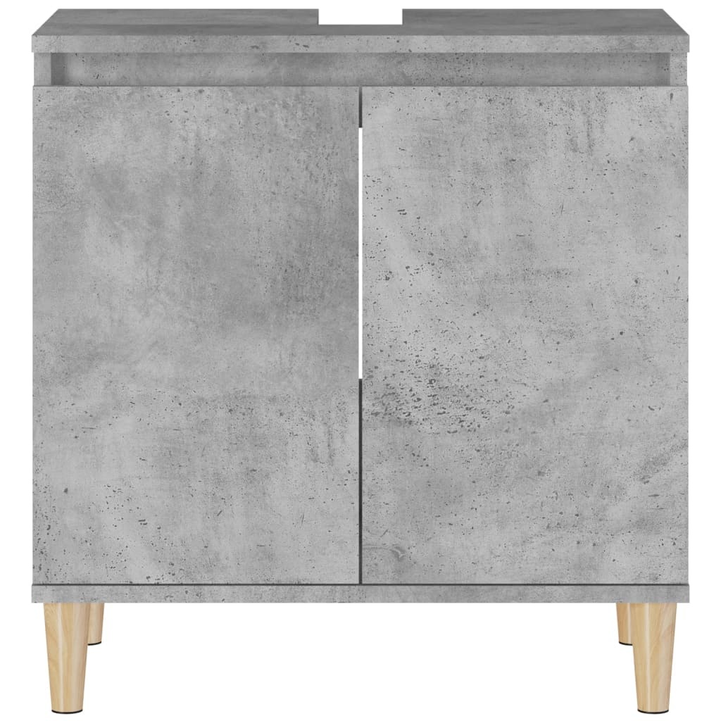 Wastafelkast Betongrijs 58x33x60 cm (53% Korting)