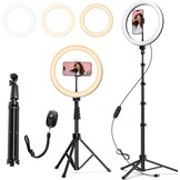 Selfielamp Ringlamp 12" met Statief - 29% Korting!
