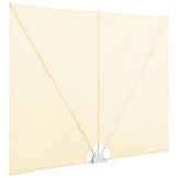 Inklapbaar Terrasscherm 240x160 cm Crème - 59% Korting!