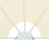 Inklapbaar Terrasscherm 240x160 cm Crème - 59% Korting!