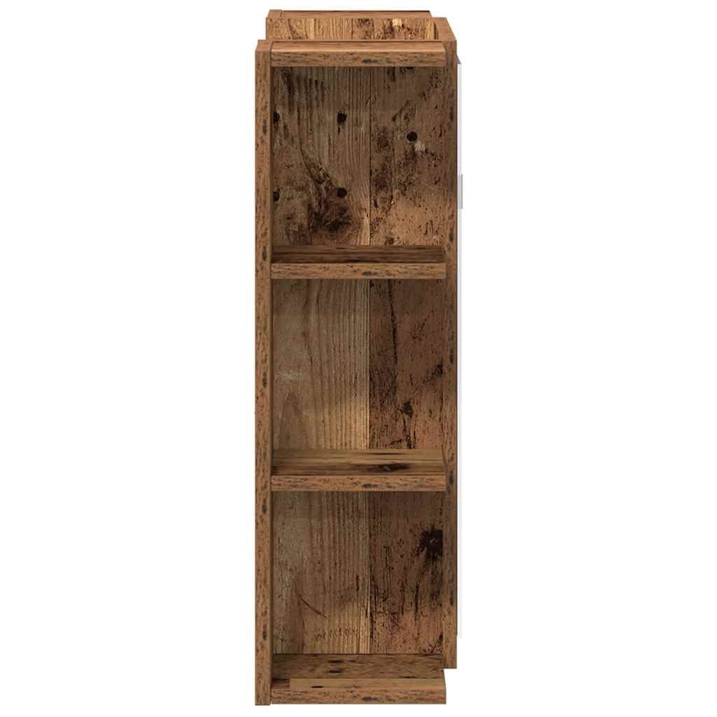 Badkamerspiegelkast 80cm Oud Houtkleurig - Bespaar 34%