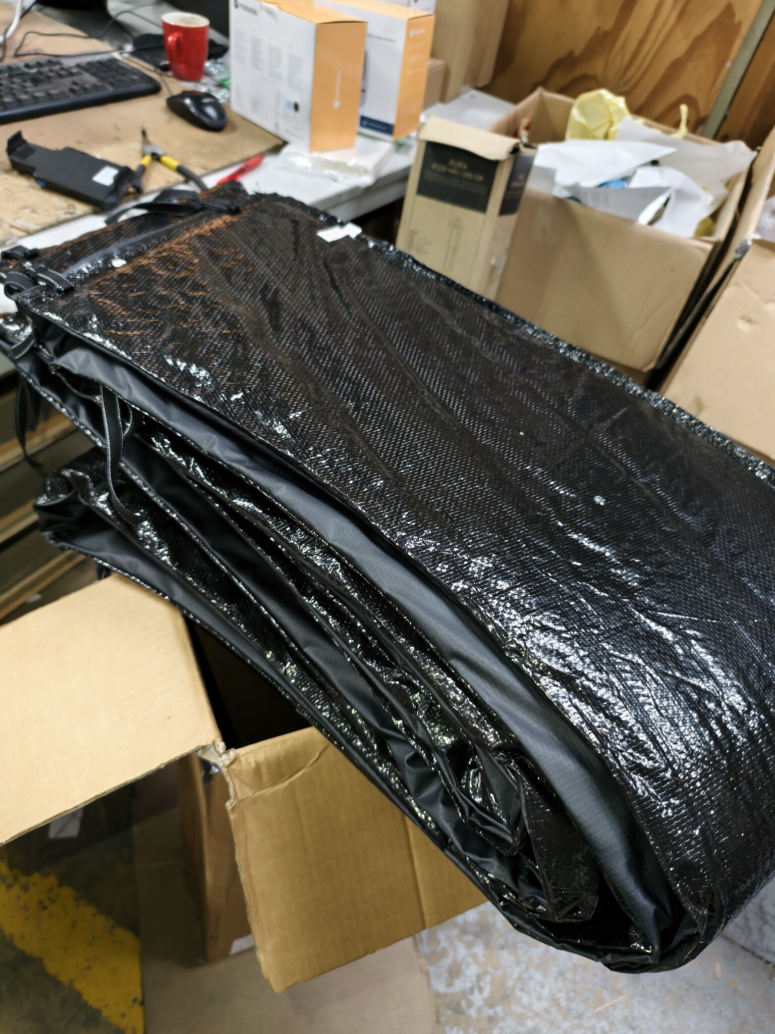 Trampoline Randafdekking Zwart 300-310 cm - 53% Korting