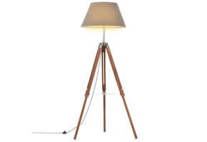 Vloerlamp Driebenig Massief Teakhout - 52% Korting!