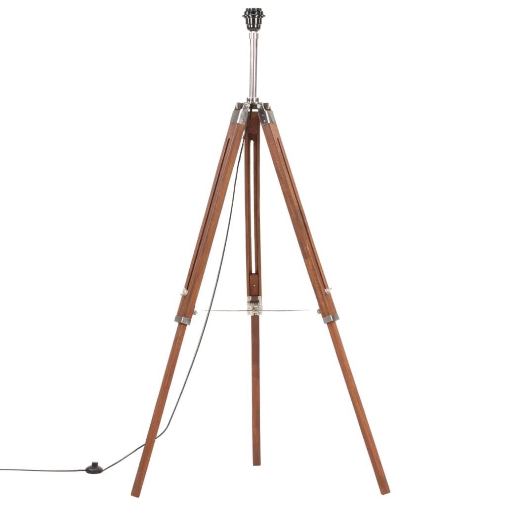 vidaXL Vloerlamp Driepoot 141cm - Massief Teakhout (56% Korting!)