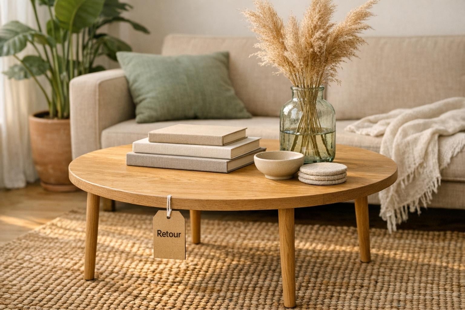 Salontafel + accessoires via retour: zo style je je woonkamer voor minder
