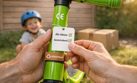 Goedkoop buitenspeelgoed via retourdeals: veilig kopen voor je kind