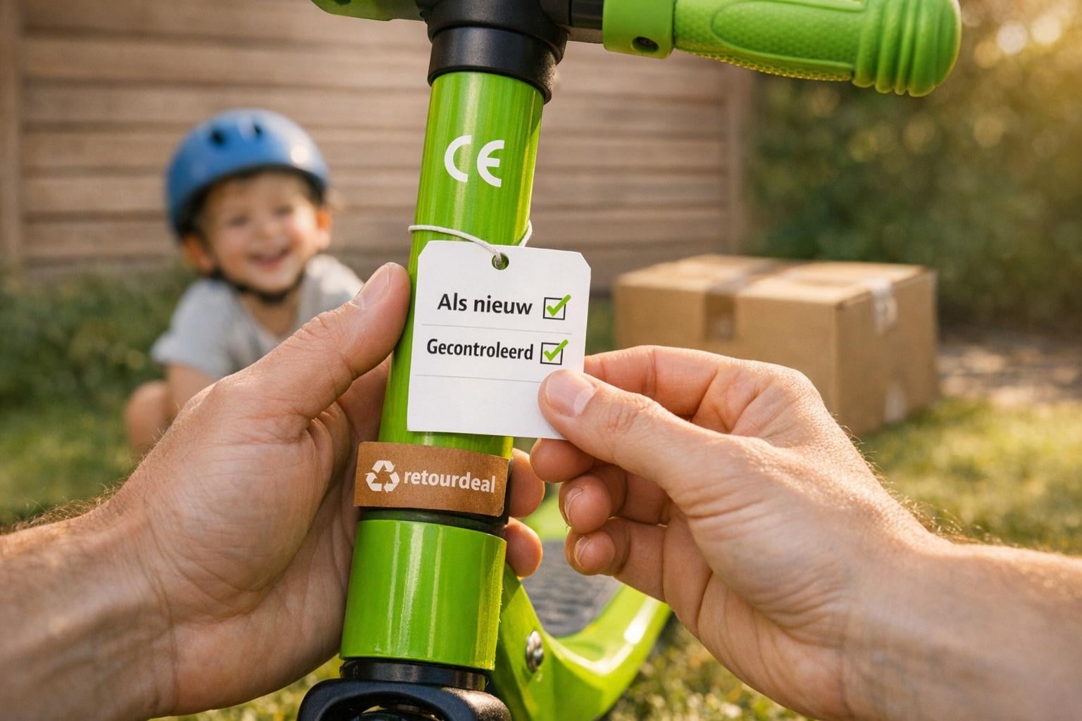 Goedkoop buitenspeelgoed via retourdeals: veilig kopen voor je kind