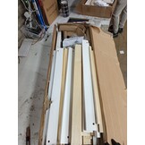 vidaXL Stapelbed 75x190 cm massief grenenhout wit