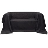vidaXL Bankhoes 270x350 cm microsuède antraciet