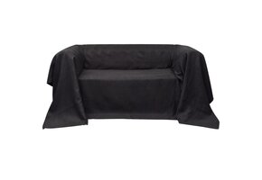 Antraciet Microsuède Bankhoes 270x350 cm - 33% Korting