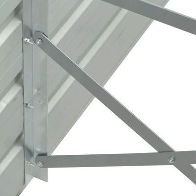 Verhoogd plantenbed 320x40x77 cm Antraciet Staal - 34% Korting!