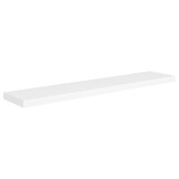 vidaXL Wandschap zwevend 120x23,5x3,8 cm MDF wit