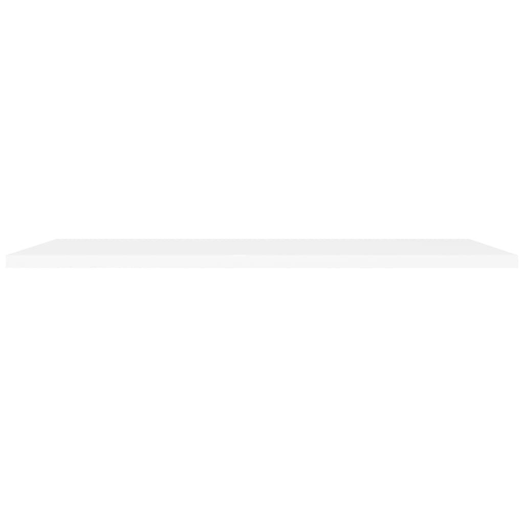 vidaXL Wandschap zwevend 120x23,5x3,8 cm MDF wit