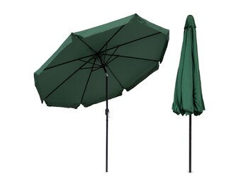 Parasol - polyester - kantelbaar - 300 cm - groen