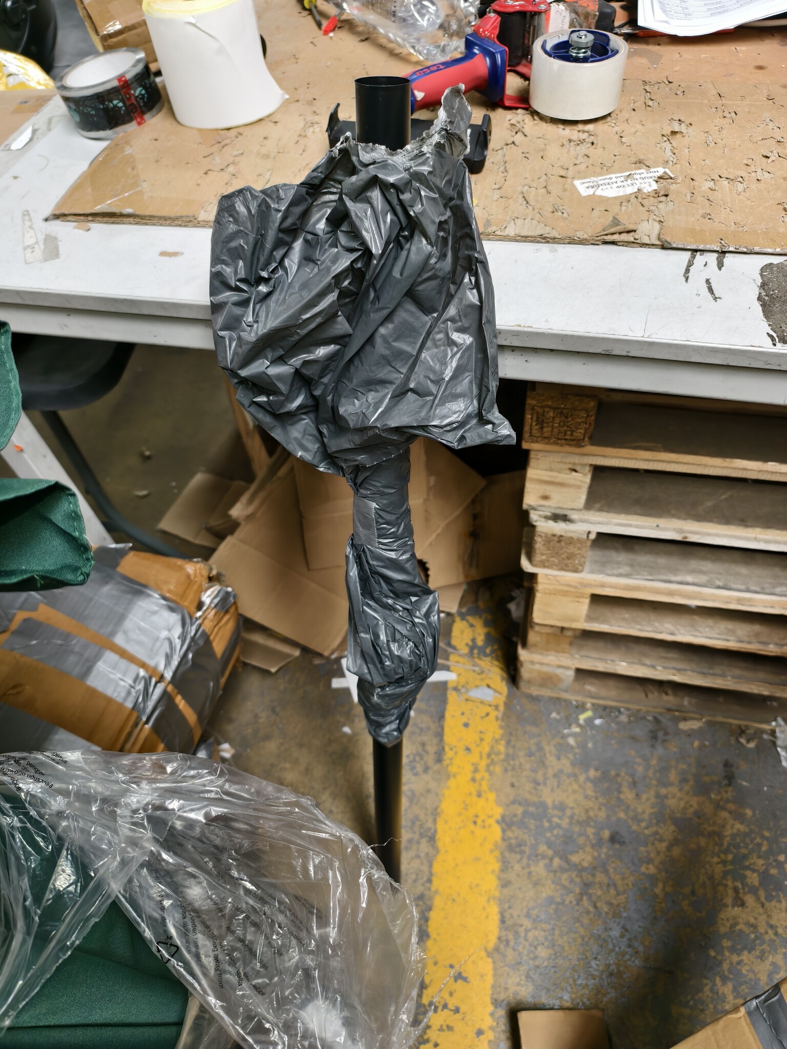 Parasol - polyester - kantelbaar - 300 cm - groen