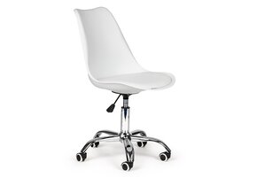 Ergonomische Bureaustoel Wit - In Hoogte Verstelbaar - 34% Korting