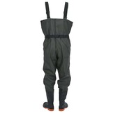 vidaXL Waadpak met laarzen en riem maat 45 donkergroen