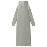 vidaXL Deken hoodie Grijs xl Fleece en Flanel