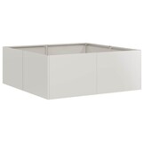 VidaXL Roestvrij Staal Plantenbak 80x80x30 cm (72% Korting)