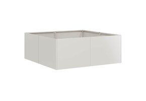 VidaXL Roestvrij Staal Plantenbak 80x80x30 cm - 77% Korting