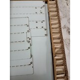 vidaXL Plantenbak 80x80x30 cm roestvrij staal