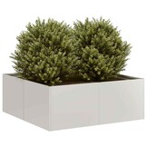 VidaXL Roestvrij Staal Plantenbak 80x80x30 cm (72% Korting)