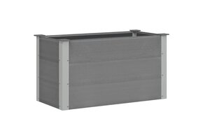 Verhoogde Plantenbak HKC Grijs 100x50x54 cm - 41% Korting