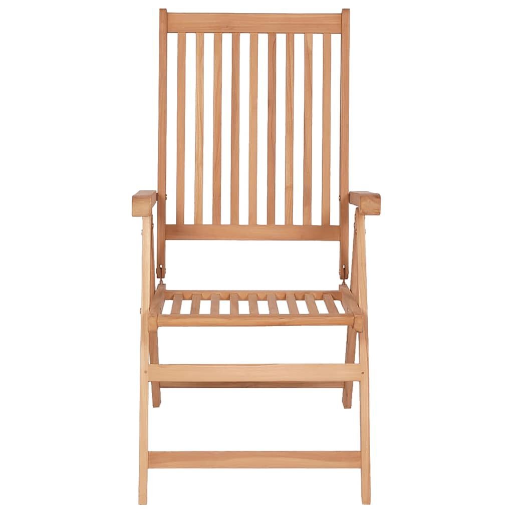 Teakhouten Tuinstoelen - 2 st. Verstelbaar (35% Korting)