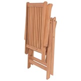 Teakhouten Tuinstoelen - 2 st. Verstelbaar (35% Korting)