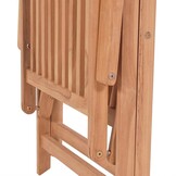 Teakhouten Tuinstoelen - 2 st. Verstelbaar (35% Korting)