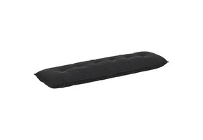 VidaXL Rugkussen Zwart 180x50cm Cordstof - 33% Korting!