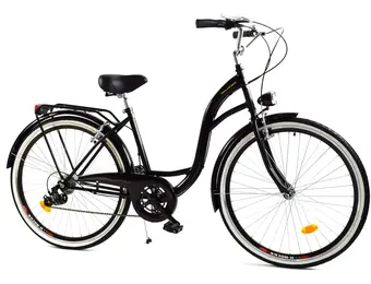 Meisjesfiets - 26 inch - met 7 versnellingen - zwart