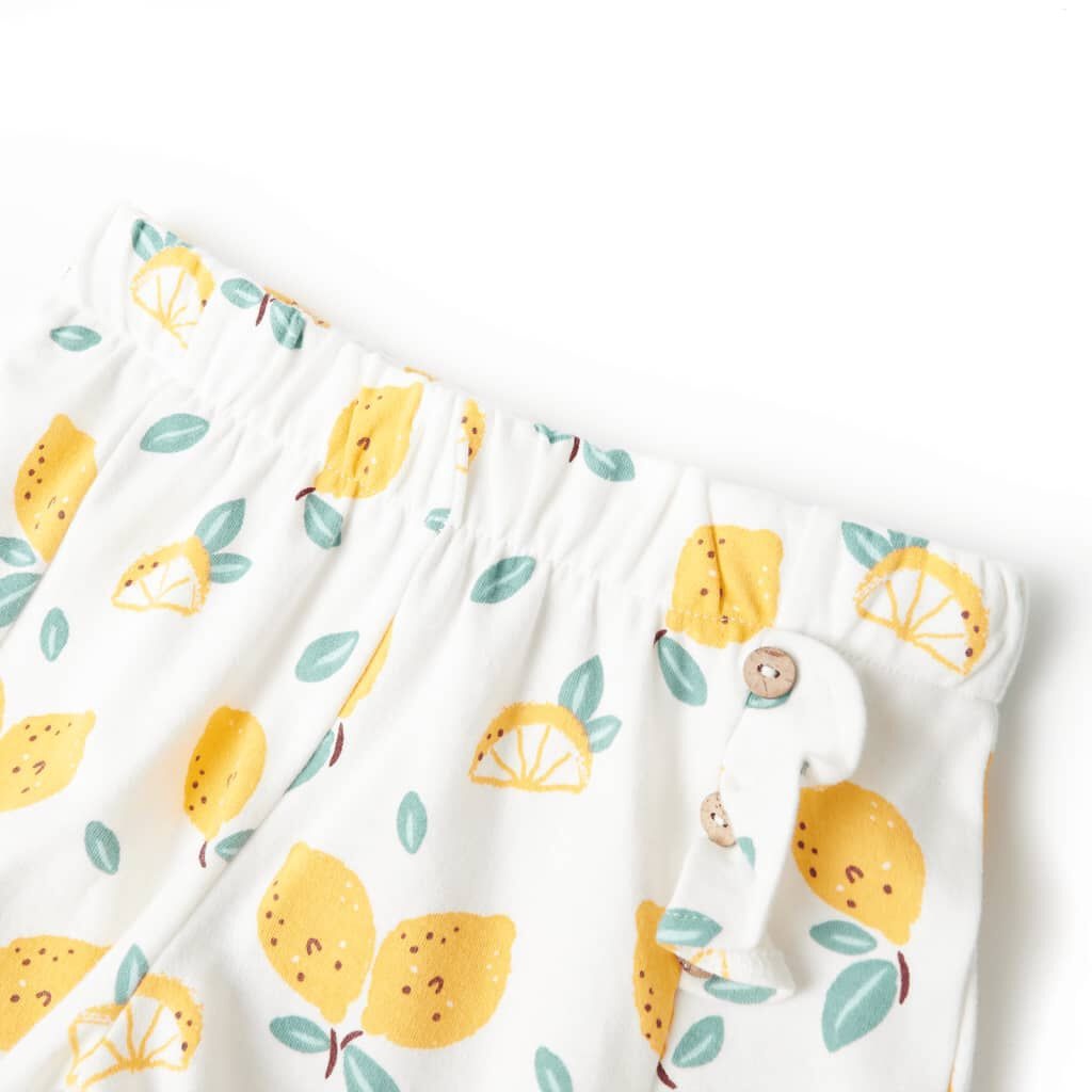 Kindershorts met Citroenprint (Maat 116) - 24% Korting!