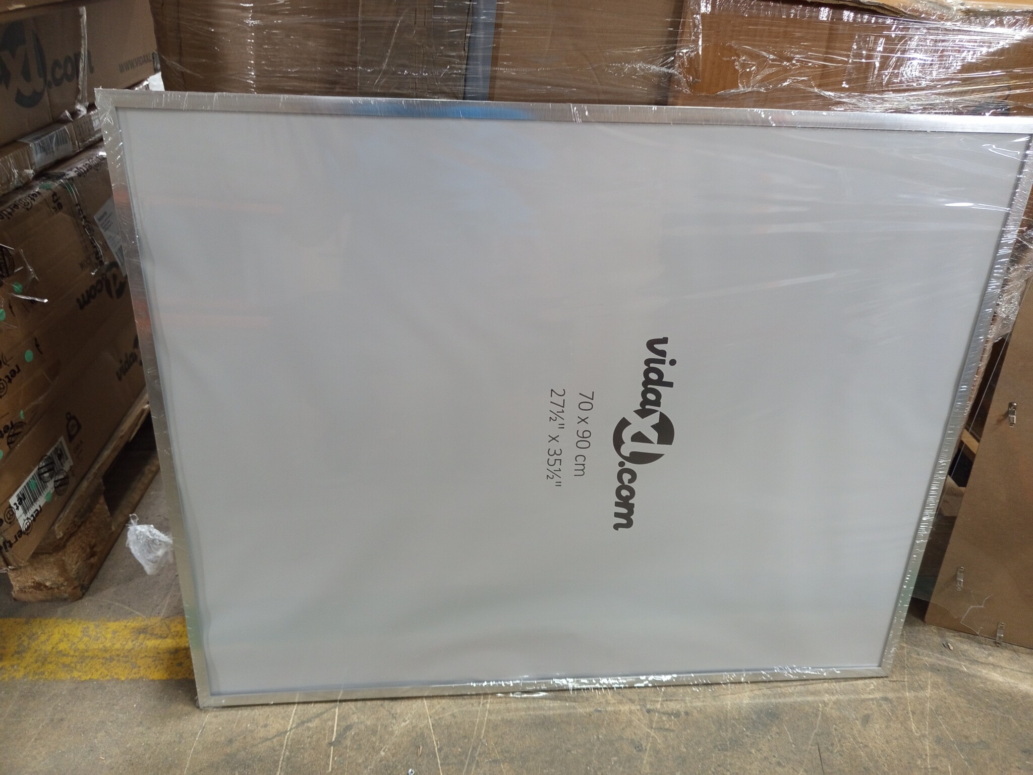 vidaXL Fotolijsten 3 st voor wand of tafel 7x90 cm MDF zilverkleurig