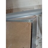vidaXL Fotolijsten 3 st voor wand of tafel 7x90 cm MDF zilverkleurig